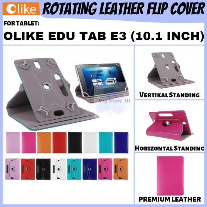 OLIKE EDU TAB TABLET E3 10 INCH ROTATE FLIP BOOK COVER CASE CASING