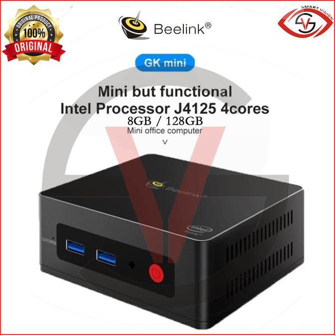 Mini Pc Beelink Gkmini J4125 8/128Gb Ssd Intel Gemini Lake Windows 11