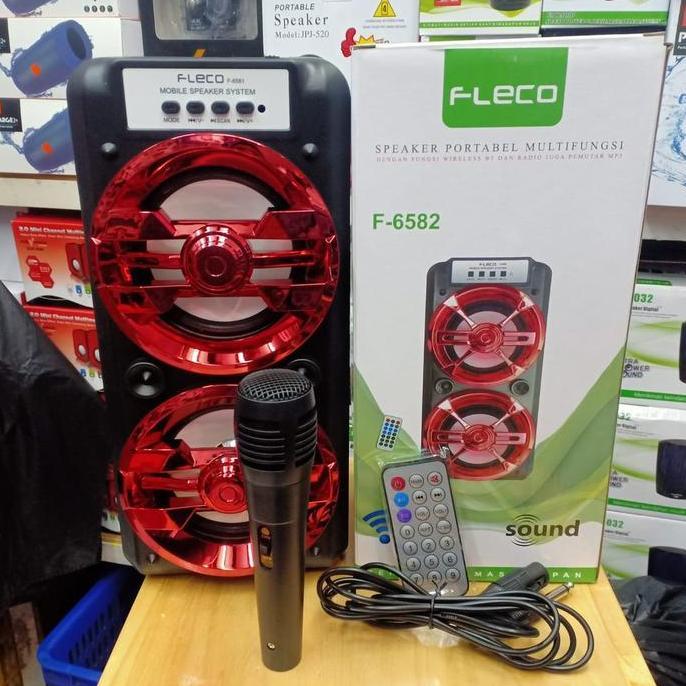 Fleco F-6581 Speaker Bluetooth Portable Super Bass