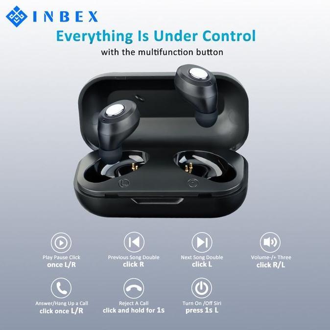 INBEX TWS Headset Wireless Earphone Bluetooth/TWS Wireless Earphone