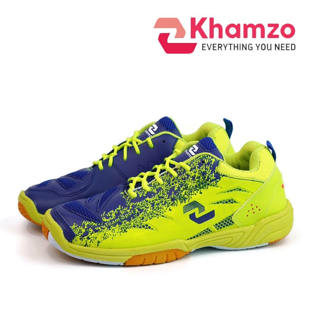Khamzo Sepatu Pria Badminton Original D14 Terbaru Sepatu Sport Running Cowok