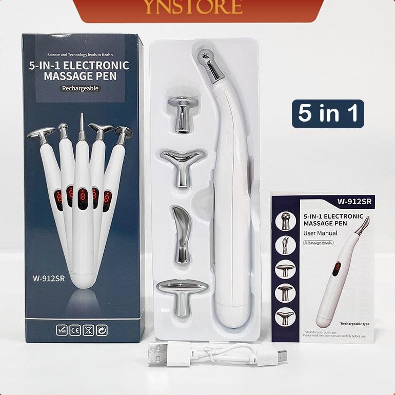 READY 5 in1 Pen Akupuntur Elektrik Laser Therapy Energy Pen Alat Terapi Massage Pen Merdian Medis Pi