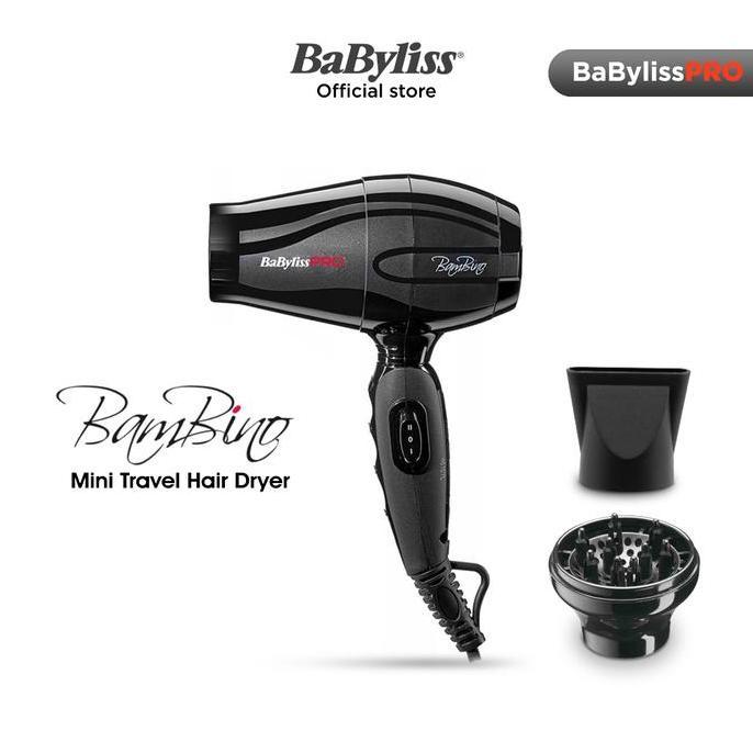 BabylissPRO Bambino Mini Travel Hair Dryer BAB5510E | Pengering Rambut