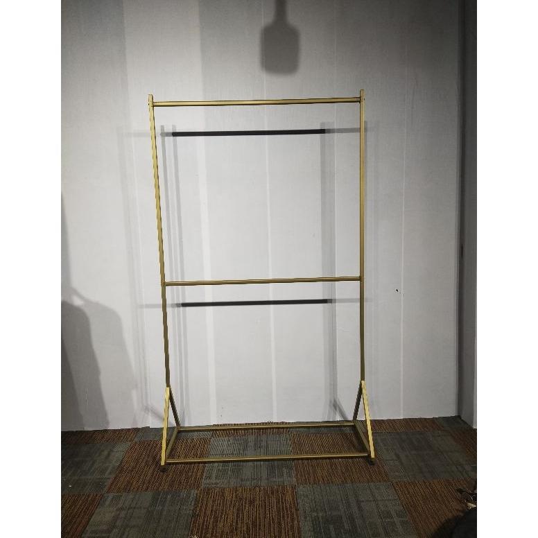 READY stanhanger gawang tinggi full kotak | gawang baju | display gawangan | gawang  gold 2m