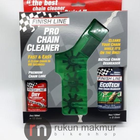 Promo Finish Line Bicycle PRO CHAIN CLEANER Tool Kit Include Bike Chain Lube & Cycling Chain Degreas