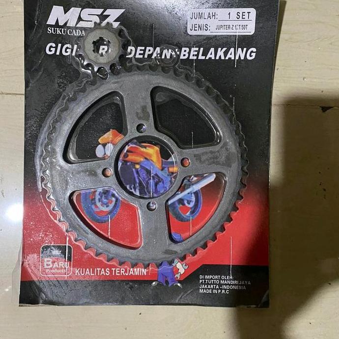 Gir Pres Set Depan Belakang Jupiter Z 50T/12T