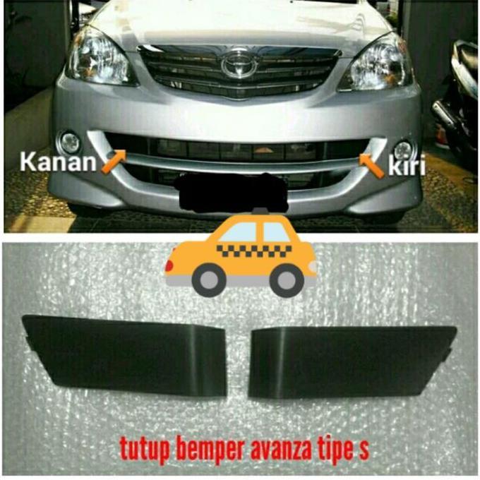 TUTUP BEMPER DEPAN AVANZA S SIAP KIRIM