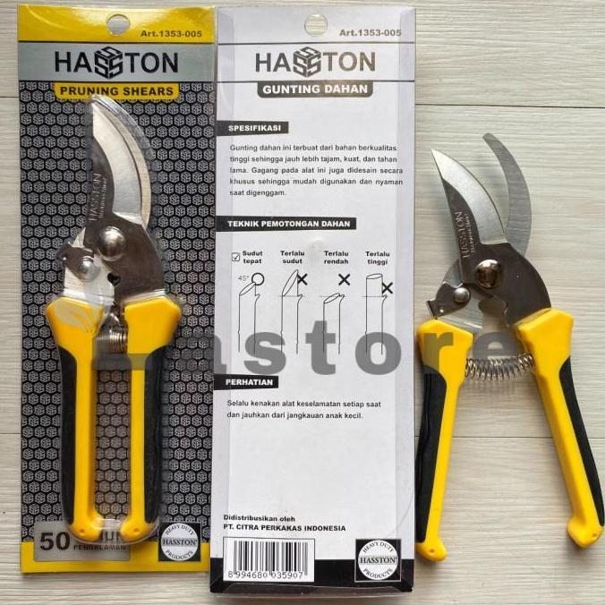 gunting dahan hasston prohex 1353-005 ranting pohon stainless steel