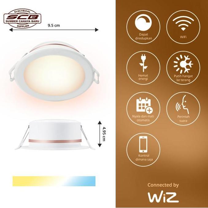 Sale Lampu Plafon/Panel Philips Smart Led Downlight 12,5 12.5W Watt - Tunable White (Kuning Ke Putih