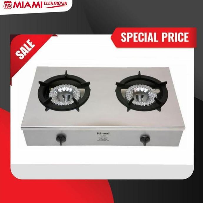 KOMPOR GAS RINNAI 2 TUNGKU BESI COR RI2RSPN / KOMPOR RINNAI RI 2RSPN