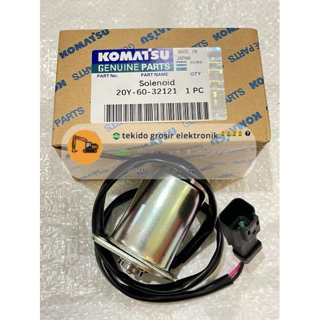 Selenoid Valve 20Y-60-32121 20Y 60 32121 Komatsu Pc200 Pc300 Terbaru 