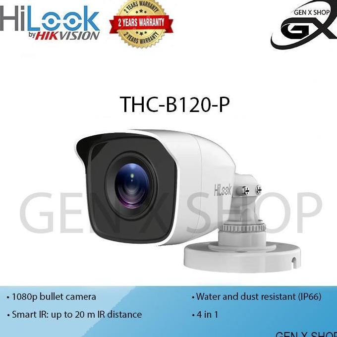TERMURAH - Kamera CCTV THC B120 P HiLook Outdoor 2MP 1080p by Hikvision B120P