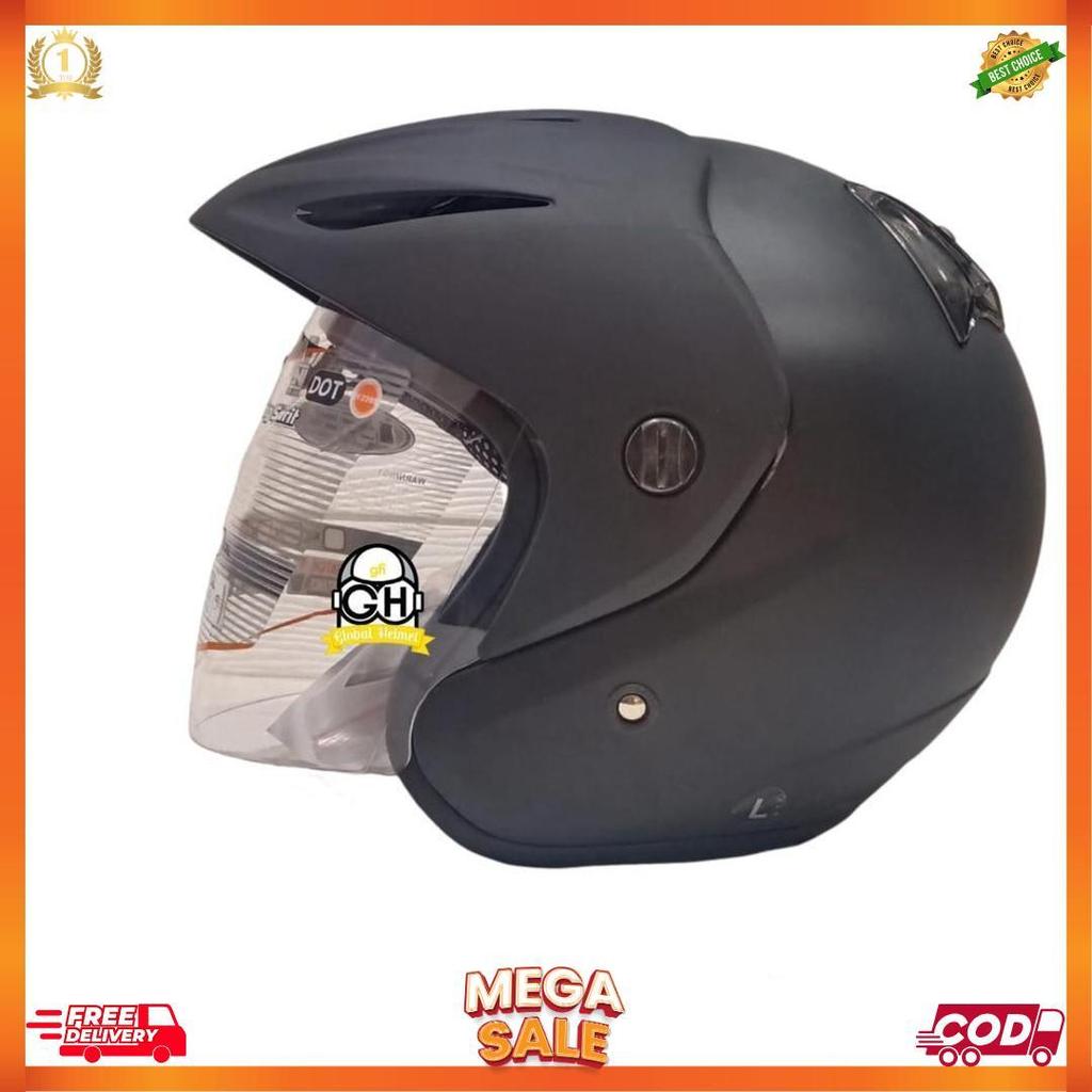 Helm Ink Cx 22 Black Matt Original Helm Ink Cx22 Hitam Doff Helm Ink Topi Asli Ori Garansi Sni [H2]