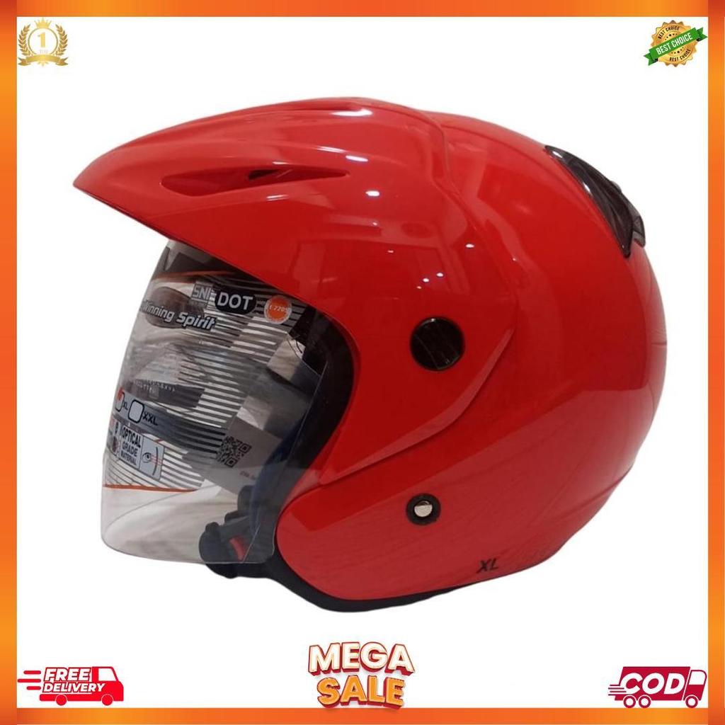 Helm Ink Cx 22 Fire Red Original Helm Ink Cx22 Fire Red Helm Ink Topi Asli Ori Garansi Sni [H2]
