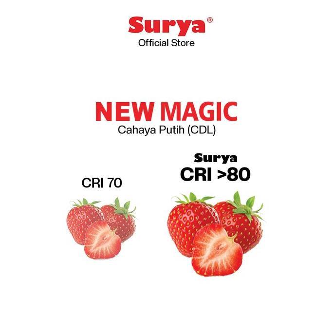 Grosir Surya Lampu Emergency Bohlam Led New Magic Ac/Dc 18 Watt Cahaya Putih (Paket 2 Pcs)
