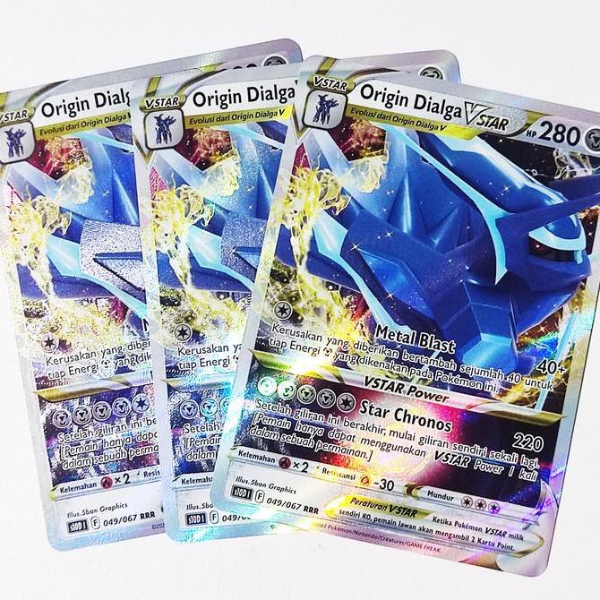 Origin Dialga VSTAR RRR 049/067 S10D - Kartu Pokemon Indonesia