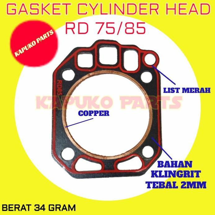 RD 85 GASKET HEAD MESIN DIESEL KUBOTA 8.5 PK