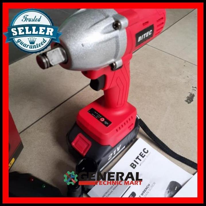 TERBARU MESIN PEMBUKA BAUT BITEC CORDLESS IMPACT WRENCH BIW R3250-NC BUKA BAUT 