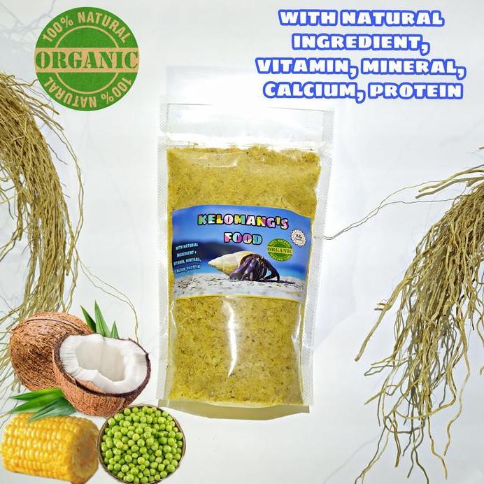 Ready 200 GR KELOMANG'S FOOD makanan kelomang darat keong kumang umang umang