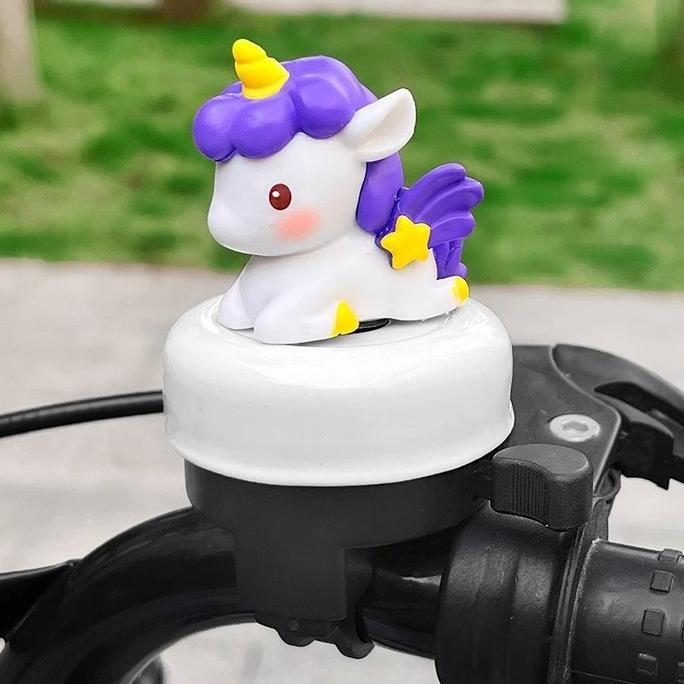 Promo Bel Sepeda Kartun/Bel Sepeda Unicorn Ungu/Pink/Bel Sepeda Anak-Anak Lucu/Bel Sepeda Klasik Yan
