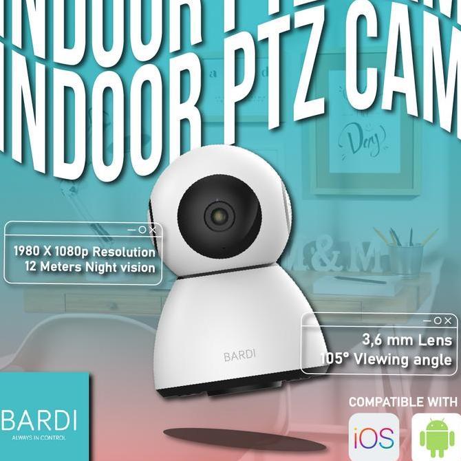 NEW BARDI Smart IP CCTV 360 Indoor/ Kamera Indoor - PTZ PAN TiLT ZOOM WIFI cctv