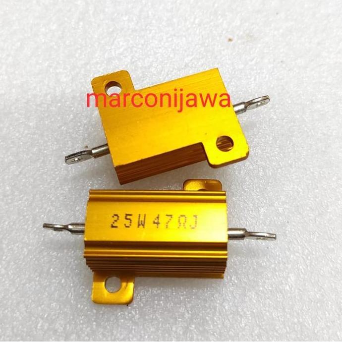 Ready stock Resistor hetsink 25W 47ohm 25wat 47ohm
