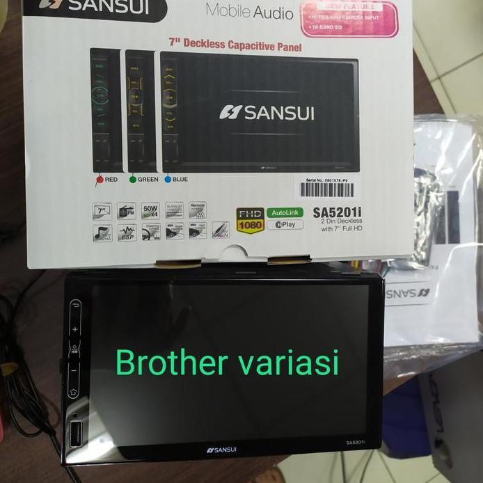 double Din doubledin sansui SA 5201i 7inch mobil brio