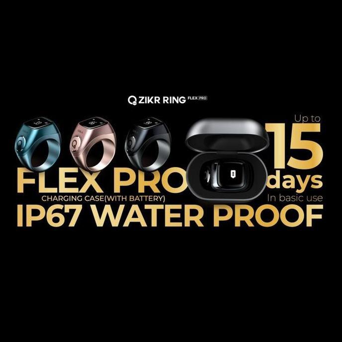 IQIBLA Zikr Ring Flex F04 Pro Smart Ring Tasbeh Digital Zikir F04 Pro