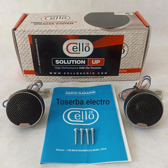 Tweeter Cello Solution Up audio mobil