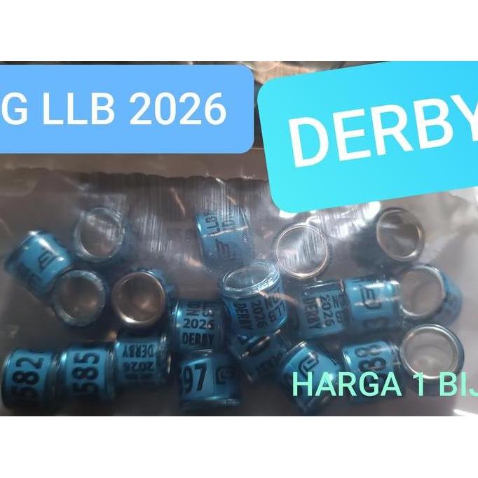 RING DERBY LLB 2026 1 BIJI MERPATI POS/RACING PIGEON (BLUE/BIRU)