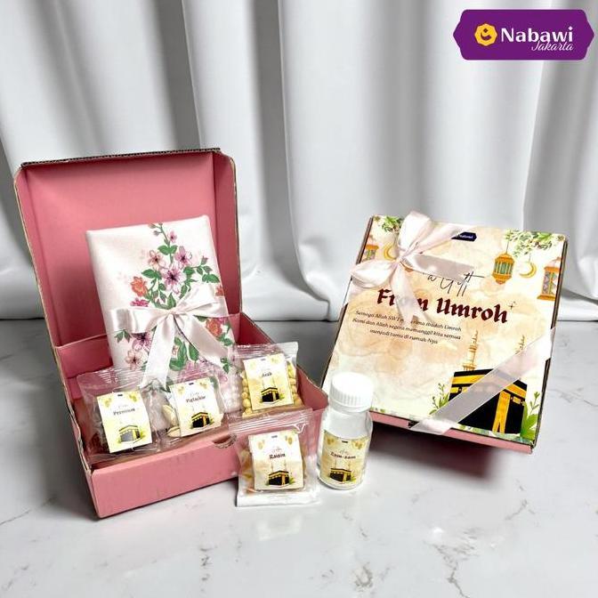 Hampers Mecca 6in1 Sajadah Makanan Khas Arab Souvenir Oleh Oleh Haji dan Umroh Nabawi Jakarta