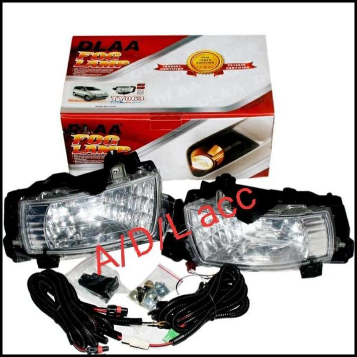 TERBARU FOGLAMP BEMPER LAMPU KABUT TOYOTA INNOVA 2015 FRAME LED 