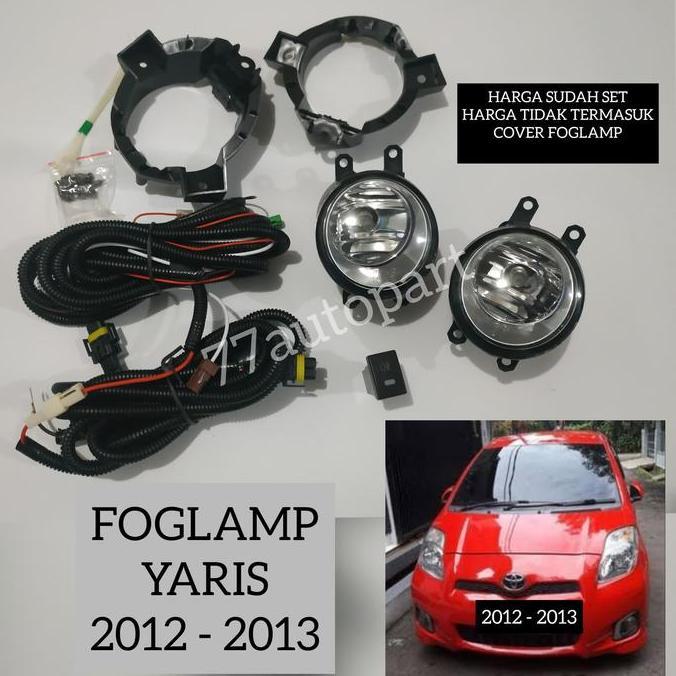Lampu kabut foglamp yaris 2012 2013