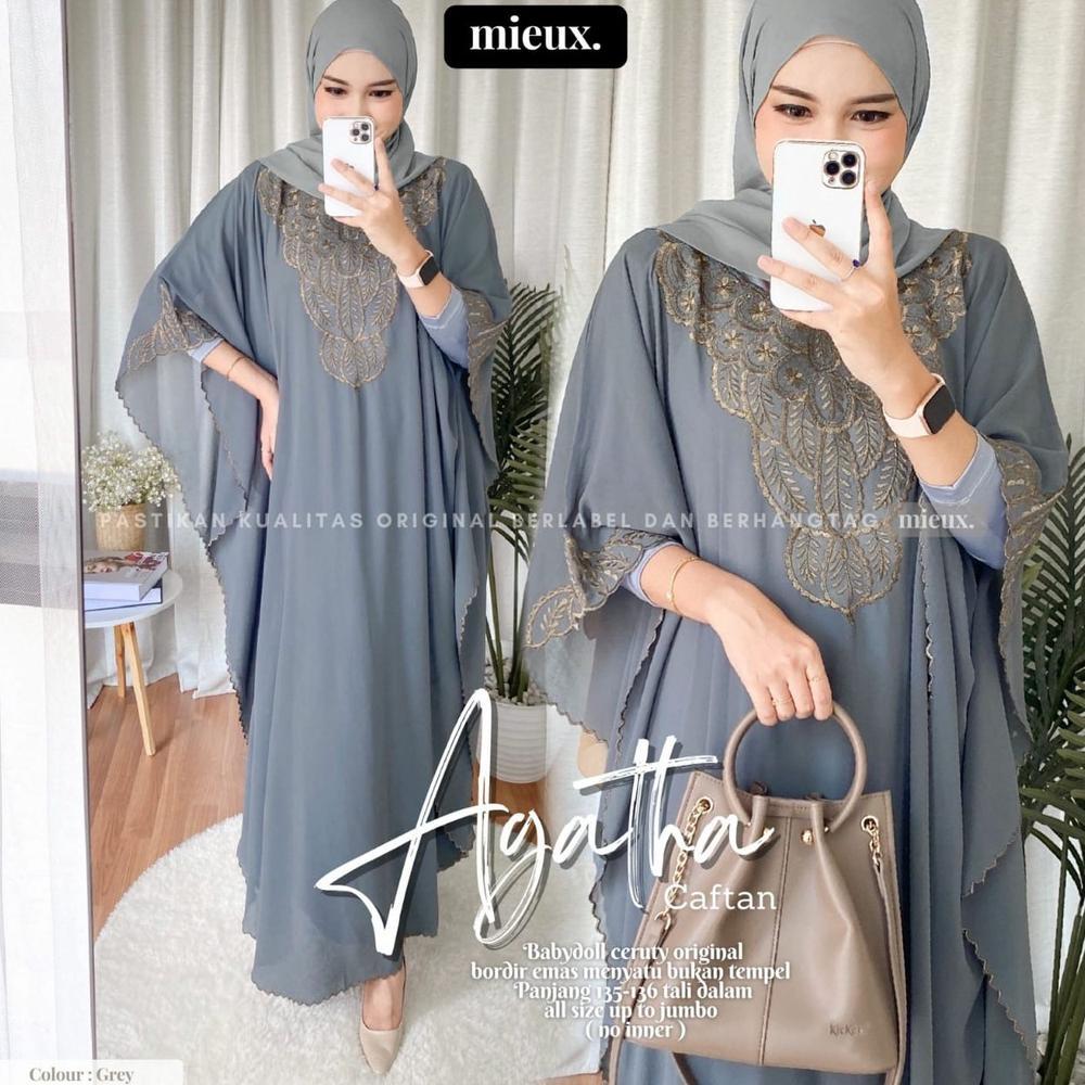 Sale AGATHA CHLOE MARLYN LUNA Kaftan Bordir Premium Original By Mieux