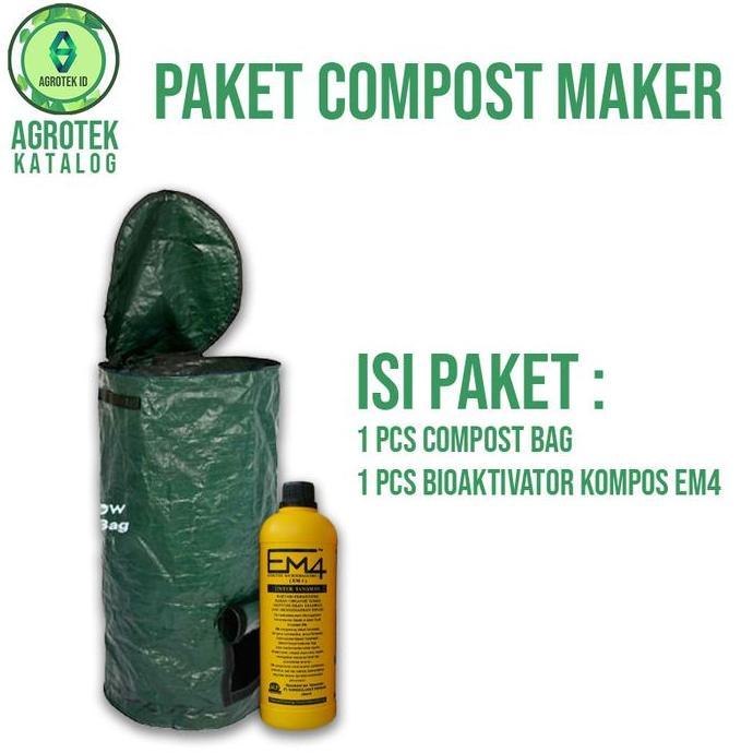 (PE) Paket Pembuatan Kompos Bioaktivator EM4 Compost Bag