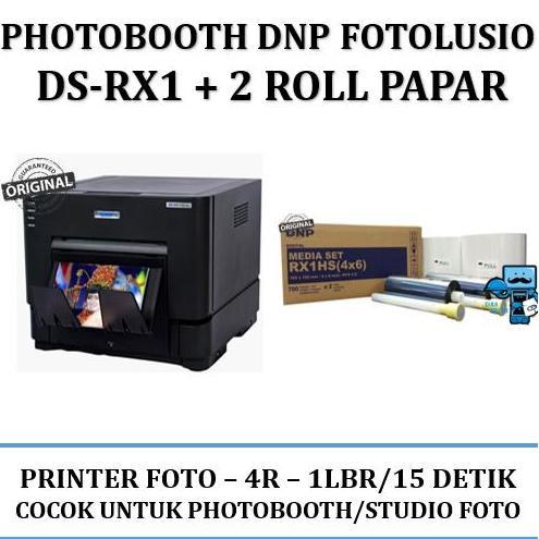 Printer Photobooth DNP fotolusio DS-RX1 + free 2 roll paper