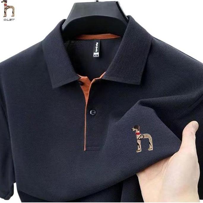 OLET Polo Shirt Pria Premium Nyaman dan Serbaguna Baju Kaos Pria Polos lengan pendek Kaos Polo Desai