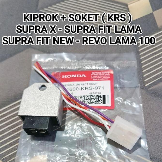 Kiprok + Soket ( Krs ) Honda Supra X Lama Supra Fit Lama Supra Fit New Revo Lama Regulator Pengisi D