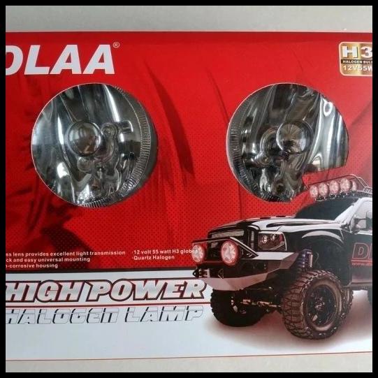 HOT DEAL FOGLAMP BUMPER DEPAN SOROT KABUT MOBIL MODEL BULAT 10 CM UNIVERSAL COCOK AVANZA /XENIA LAMA
