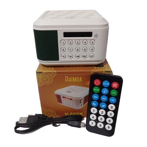 Speaker Untuk Murottal - Rhimoa V600K Bluetooth Tanpa Memory Murottal