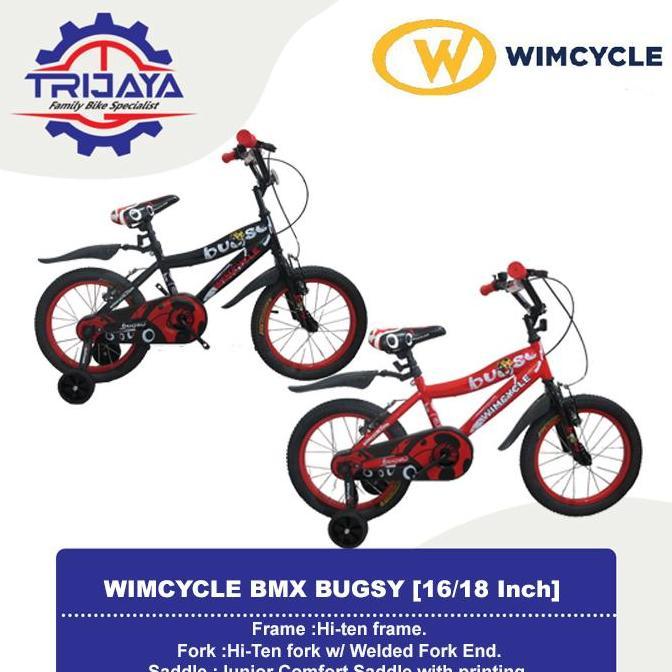 Bikes Wimcycle Sepeda Bmx Bugsy[16 / 18 Inch]