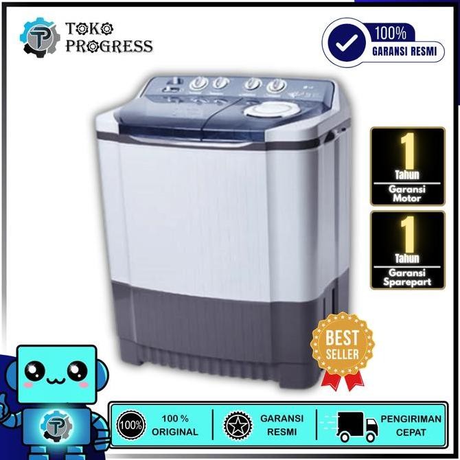 Promo MESIN CUCI 2 TABUNG LG P905R 9KG ROLLER JET PULSATOR COD