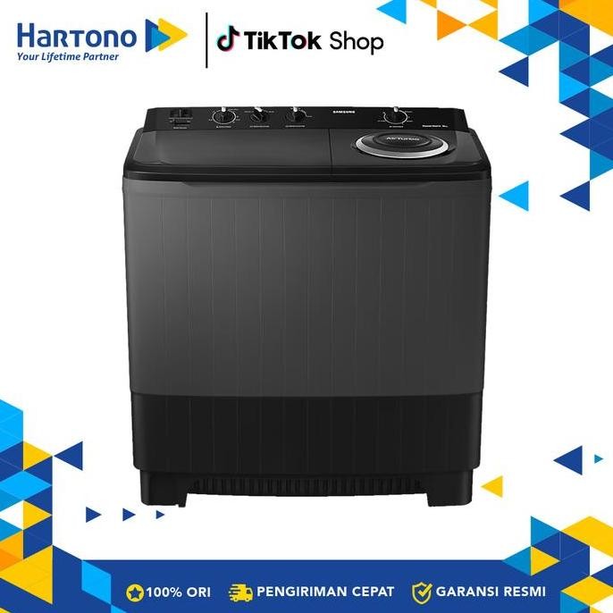 Promo Samsung Mesin Cuci 2 Tabung Semi Auto Washer WT16B5240BA COD