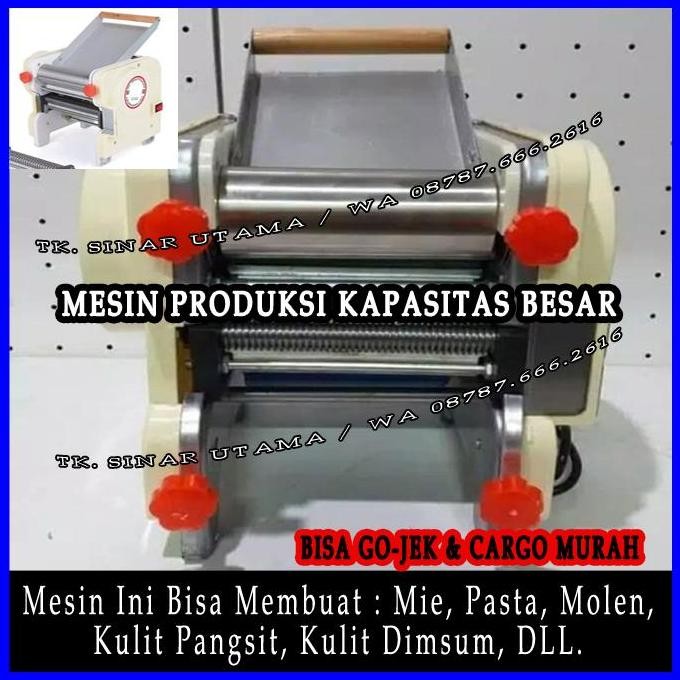 Promo GOJEK  Mesin BESAR Produksi Mie Masal Gilingan Pencetak Pembuat bakmi COD