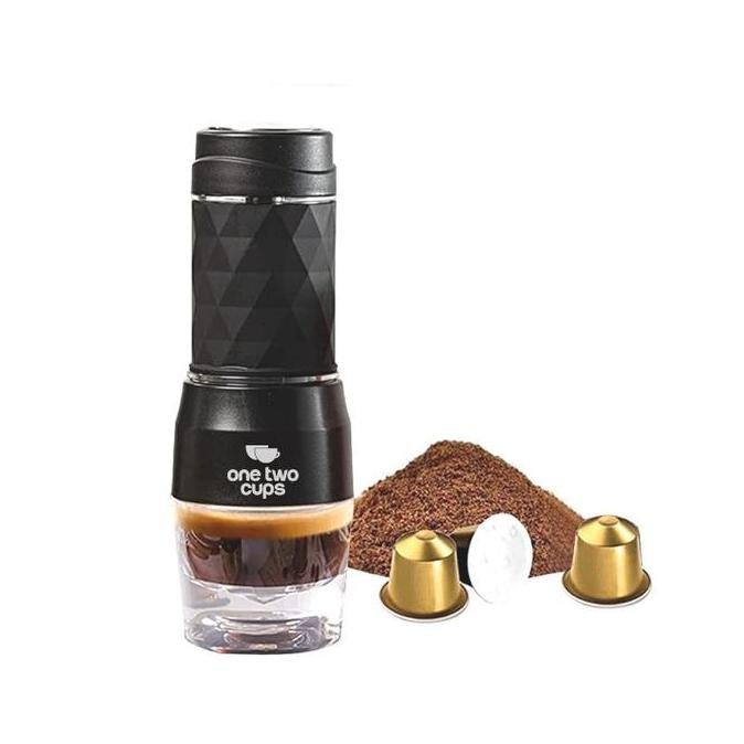 Promo Alat Kopi One Two Cups Hand Press Mini Espresso Coffee Maker - HS-8439 COD
