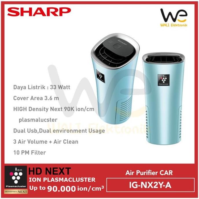Sharp Air Purifier Ig-Nx2Y-A/B/W / Air Purifier Sharp Mobil Ig Nx2Y