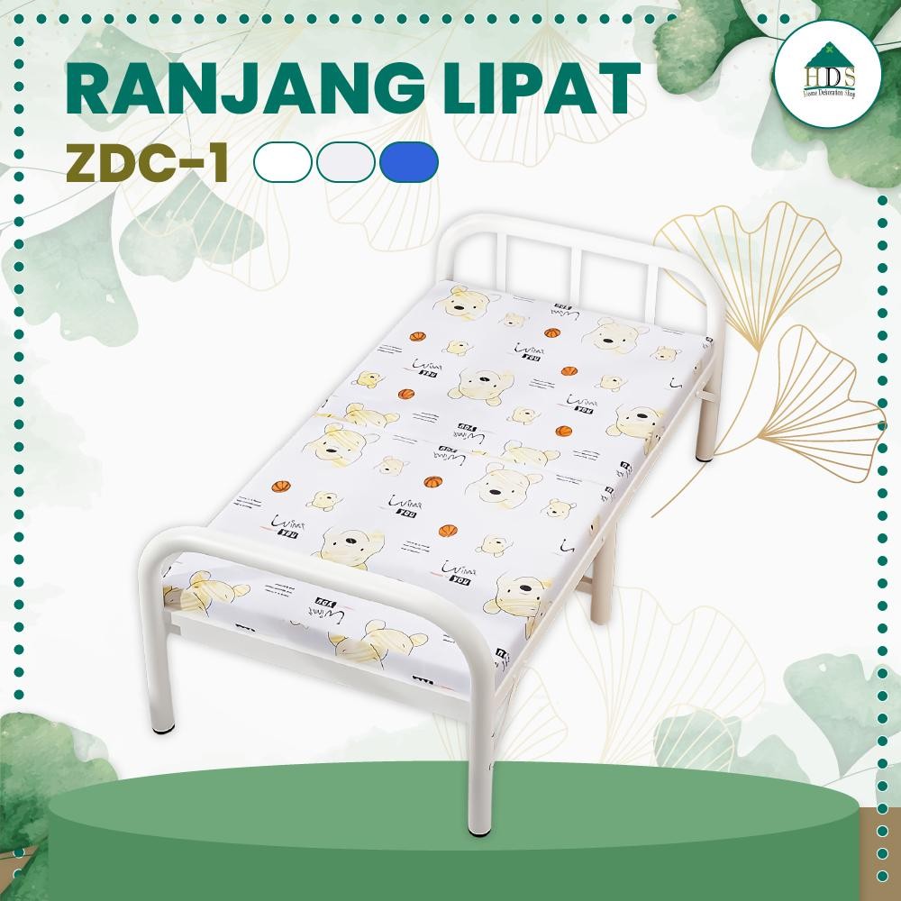 Ranjang Besi Lipat Folding Bed Portable