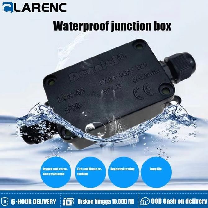 BECQUEREL- Konektor kabel/conektor kabel listrik/junction box/tahan air junction box