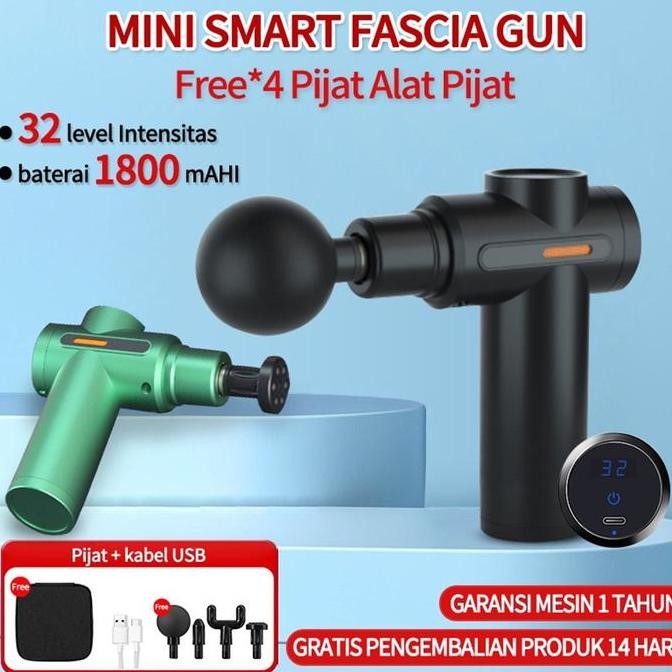 SINISTER- Mini Alat Fasia  Multifungsi Alat Pijat Pintar Alat Pijat Listrik Otot 4 in 1