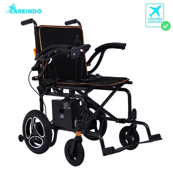BEARERS- Kursi Roda Elektrik Traveling Careindo N5519 Black Pro